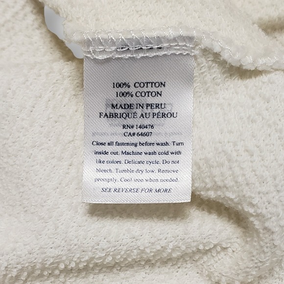 Faherty Womens Daybreak Hoodie Sz XS French Terry Cotton Sunrise Embroidered - Picture 8 of 13